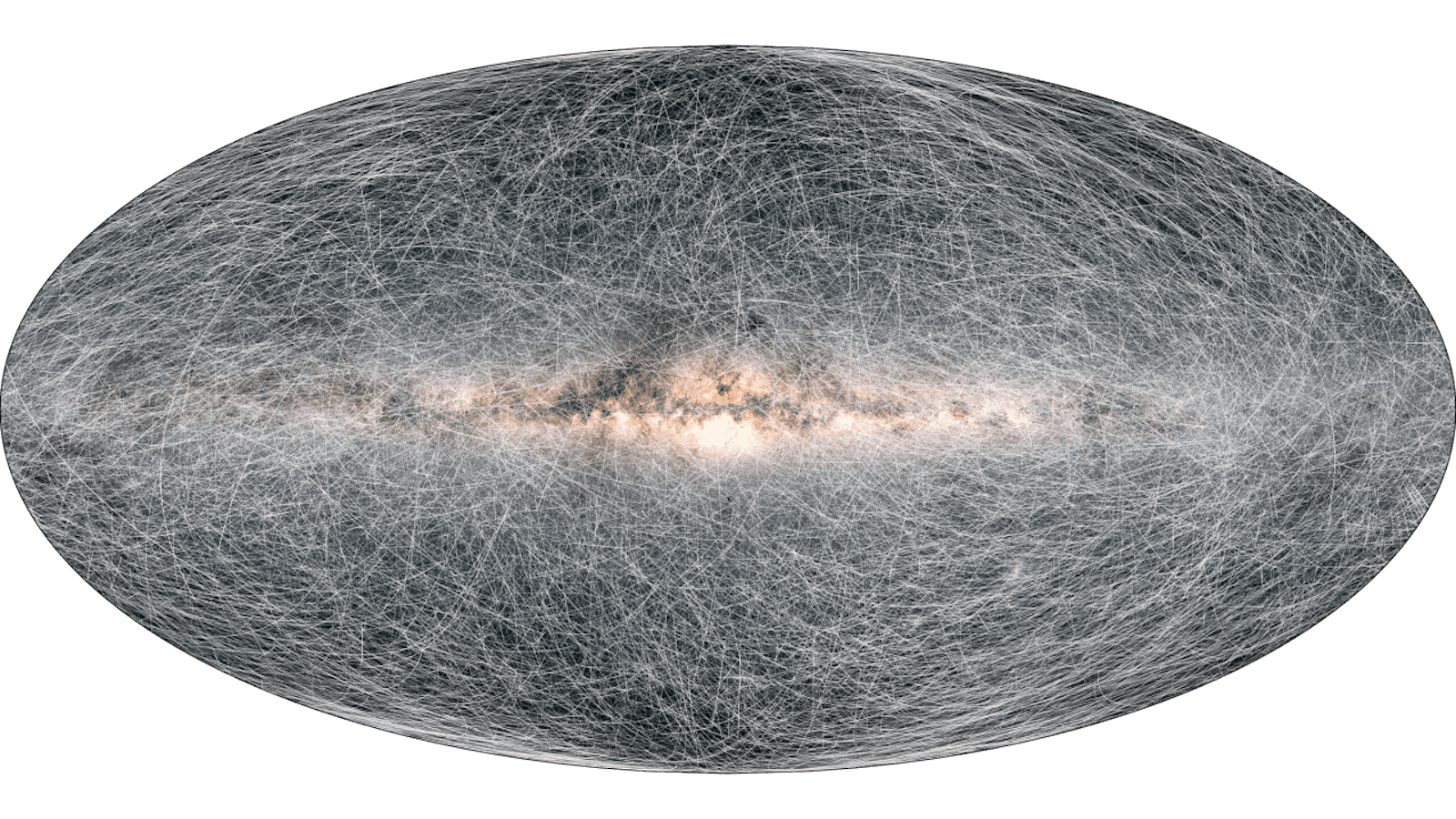 Gaia's stellar motion for the next 400-thousand years
Copyright: ESA/Gaia/DPAC; CC BY-SA 3.0 IGO. Acknowledgement: A. Brown, S. Jordan, T. Roegiers, X. Luria, E. Masana, T. Prusti and A. Moitinho